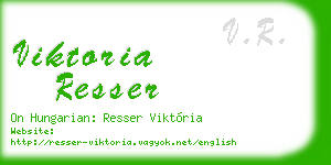 viktoria resser business card